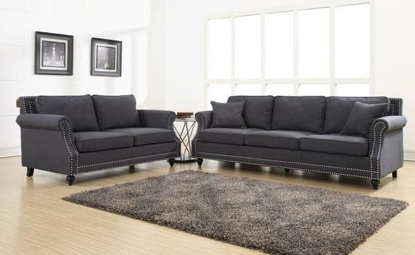 Camden Linen Loveseat