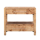 Brandyss Burl Nightstand