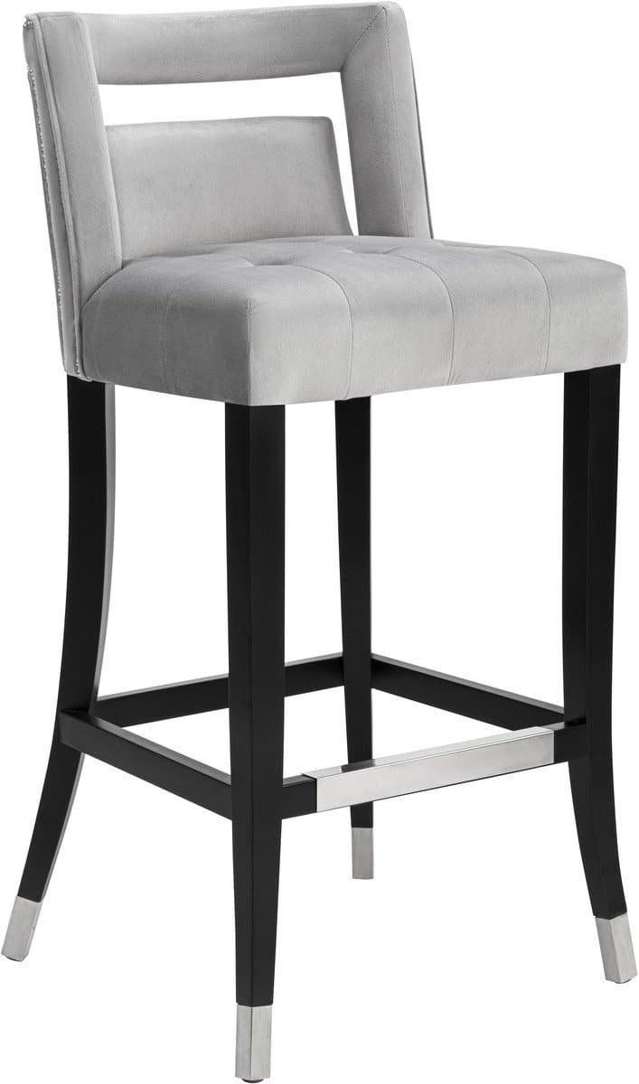 Hart velvet top counter stool
