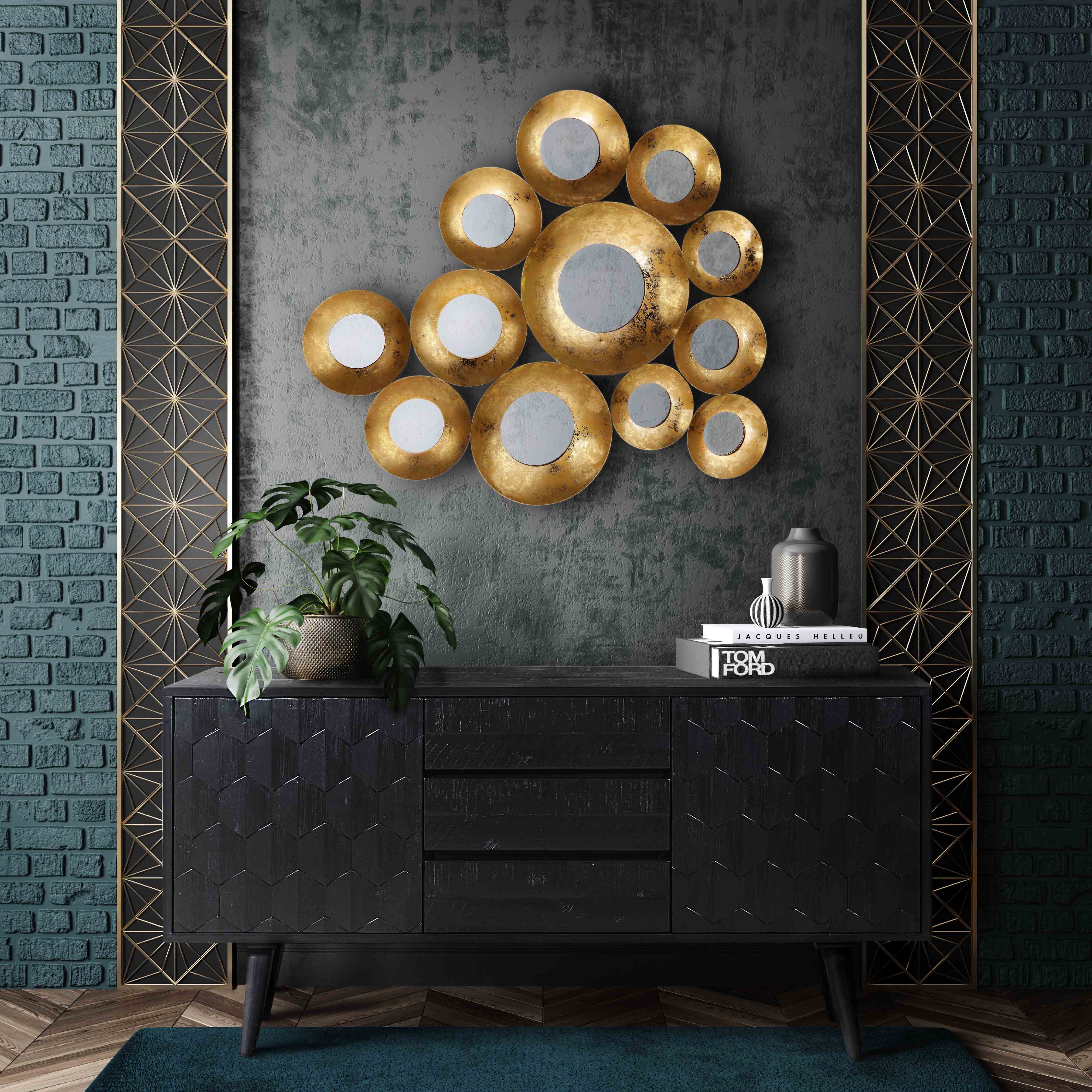 Vivid Gold Mirror - hollywood-glam-furnitures