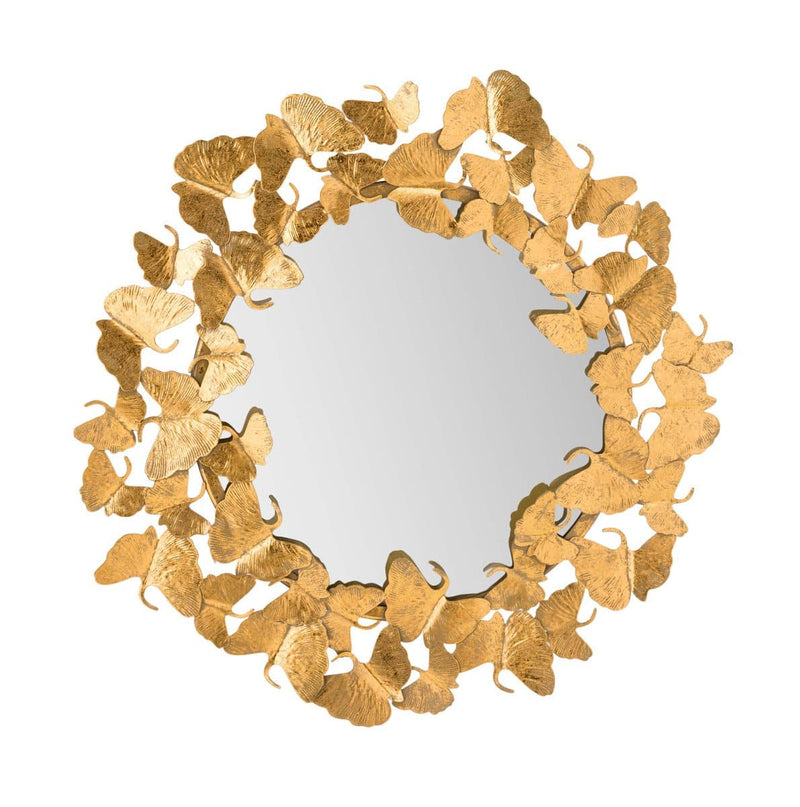 Gold Butterfly Lyrical 27 Inch Mirror - hollywood-glam-furnitures