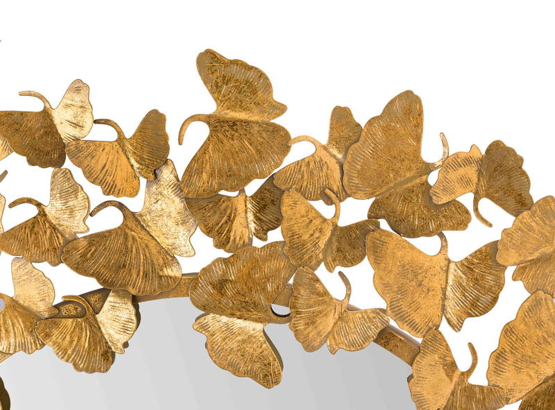 Gold Butterfly Lyrical 27 Inch Mirror - hollywood-glam-furnitures