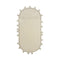 Bubbles Ivory Oval Wall Mirror