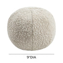 Boba 9" Beige Bouclé Pillow