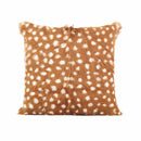 Amber 18" Genuine Goatskin Square Pillow