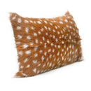 Amber 20" Genuine Goatskin Lumbar Pillow