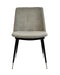 Evora Velvet Chair - Silver Legs - Set Of 2