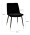 Evora Velvet Chair - Silver Legs - Set Of 2