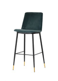 Evora Velvet Counter Stool (Set of 2)