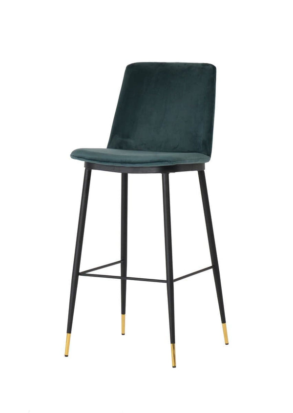 Evora Velvet Counter Stool (Set of 2)