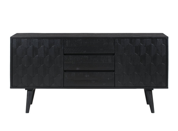 Valentina Black Buffet - hollywood-glam-furnitures