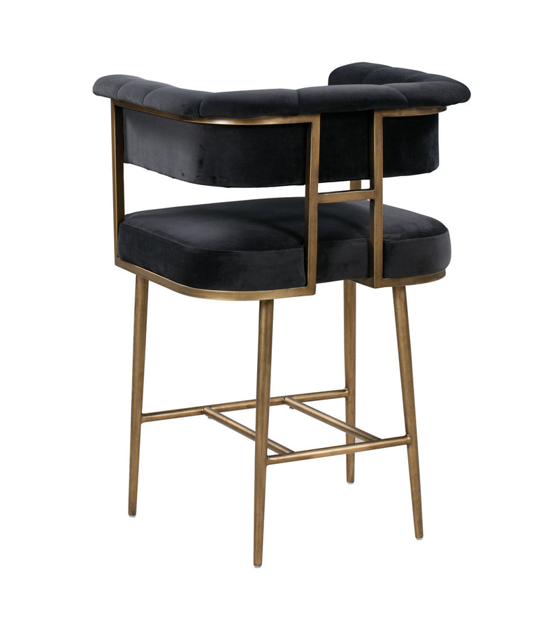 Astrid Velvet Counter Stool