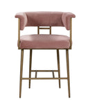 Astrid Velvet Counter Stool