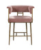 Astrid Velvet Counter Stool