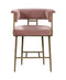 Astrid Velvet Counter Stool