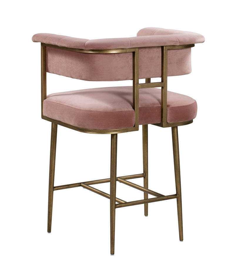 Astrid Velvet Counter Stool