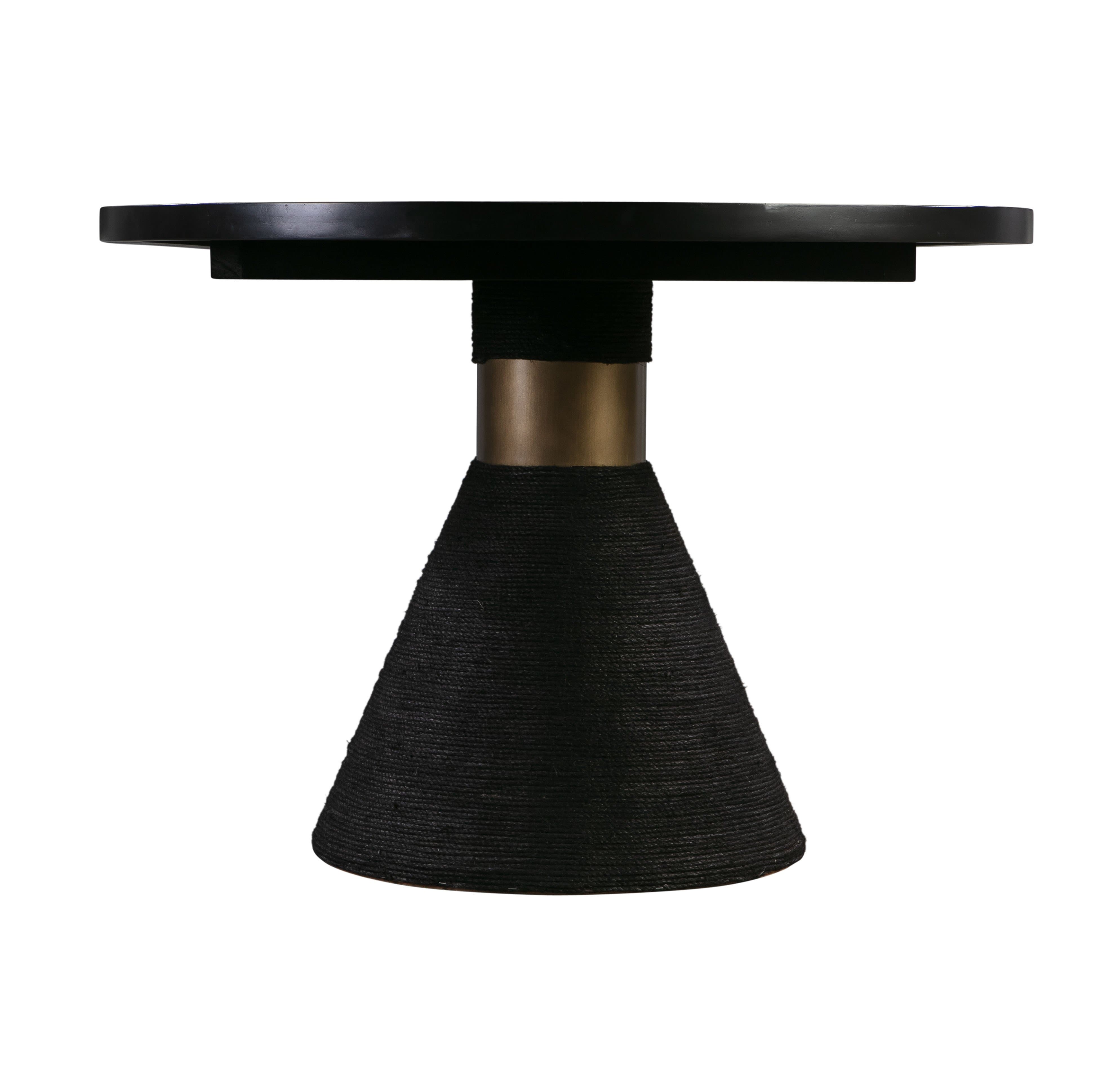Rishi Black Rope Table - hollywood-glam-furnitures