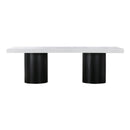 Nova White Lacquer Dining Table