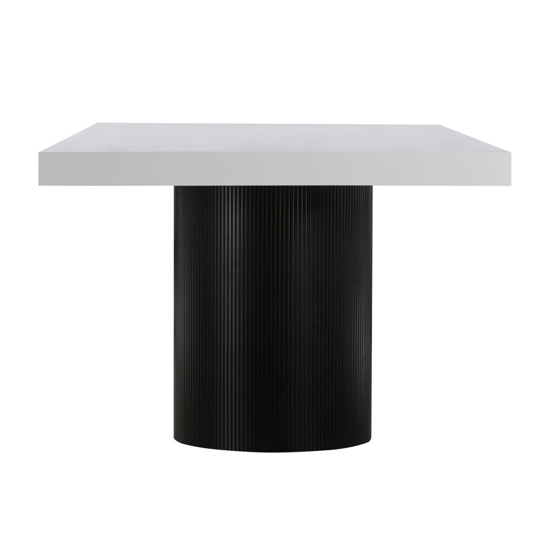 Nova White Lacquer Dining Table