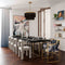 Mason Black 95" Dining Table