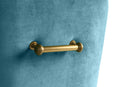 Beatrix Velvet Dining Chair Gold Legs