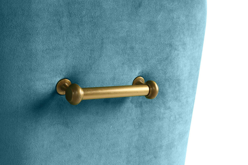 Beatrix Velvet Dining Chair Gold Legs