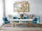 Beatrix Velvet Dining Chair Gold Legs