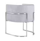Giselle Velvet Dining Chair - Silver Frame