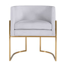 Giselle Velvet Dining Chair - Gold Frame