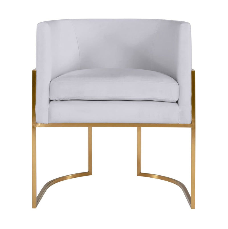 Giselle Velvet Dining Chair - Gold Frame