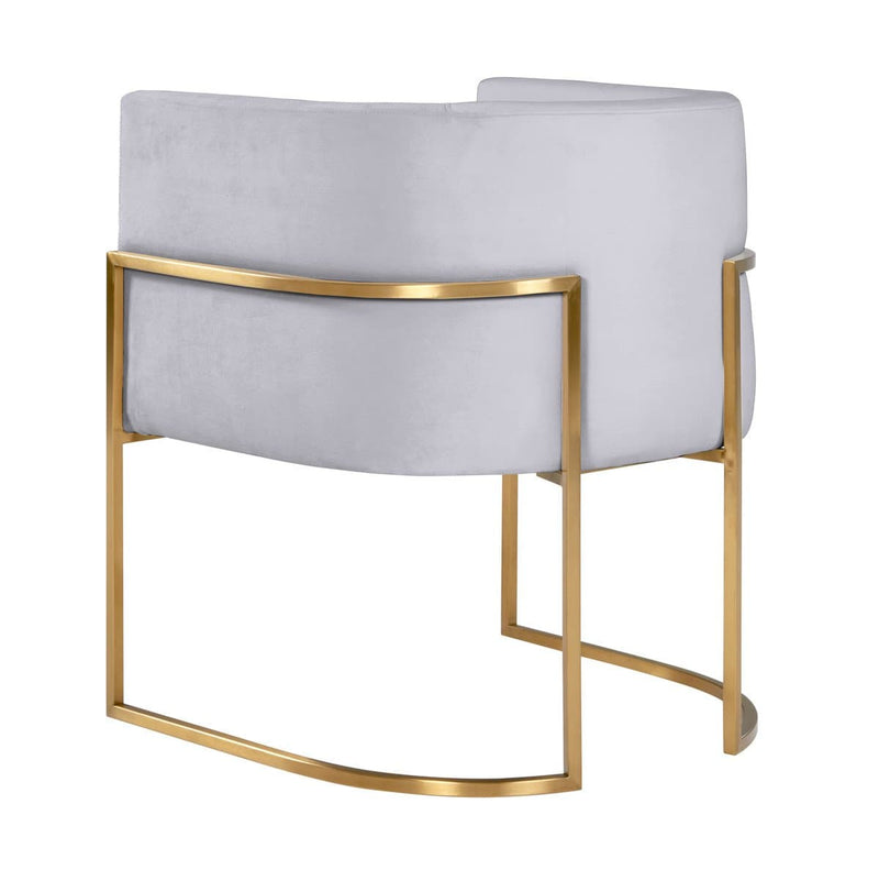 Giselle Velvet Dining Chair - Gold Frame