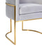Giselle Velvet Dining Chair - Gold Frame