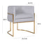 Giselle Velvet Dining Chair - Gold Frame