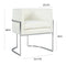 Giselle Velvet Dining Chair - Silver Frame