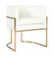 Giselle Velvet Dining Chair - Gold Frame
