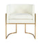 Giselle Velvet Dining Chair - Gold Frame