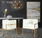 Giselle Velvet Dining Chair - Gold Frame