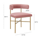 Kim Performance Velvet Chair