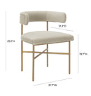 Kim Performance Velvet Chair