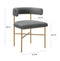Kim Performance Velvet Chair