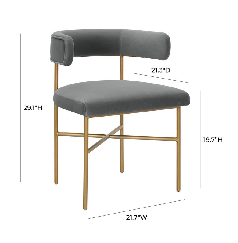 Kim Performance Velvet Chair