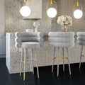 Betty Foam Velvet Barstool