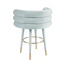 Betty  Velvet Counter Stool