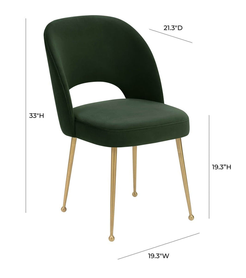 Swell  Velvet Chair