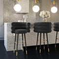 Betty Foam Velvet Barstool