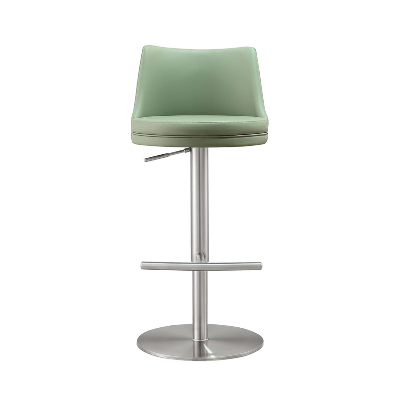 Reagan Silver Adjustable Stool