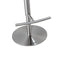 Reagan Silver Adjustable Stool