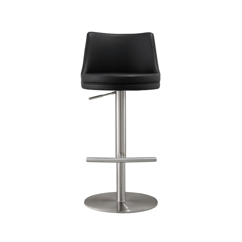 Reagan Silver Adjustable Stool