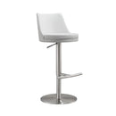 Reagan Silver Adjustable Stool