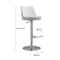 Reagan Silver Adjustable Stool